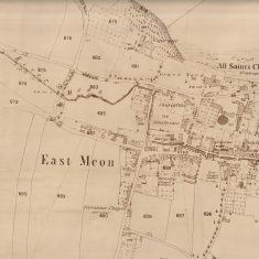 First Ordnance Surveymap of East Meon, 1869