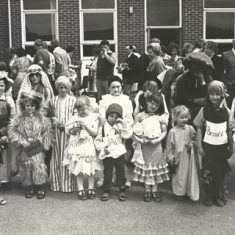 Fancy dress outside Village Hall Fancy dress outside Village Hal