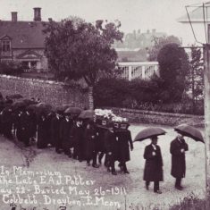 Funeral of E.A.J.Potter, photo Cobbett, Drayton, May 26 1911 Funeral of E.A.J.Potter, photo Cobbett, Drayton, May 26 191