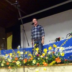GQT Dan Cocker warms up the audience Activities