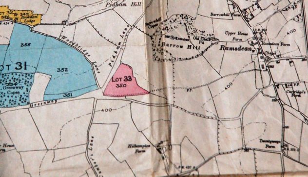 1906 Sale of South Farm map section 3
