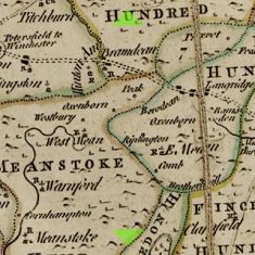 Detail of Thomas Kitchin map 1760
