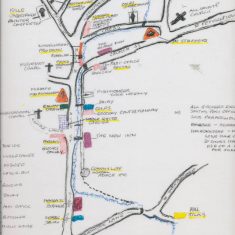 Margery Lambert's map Shops & trades