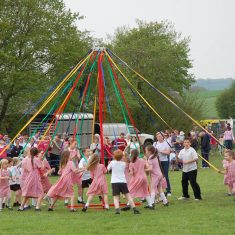 Maypole Maypone dance by Primary School