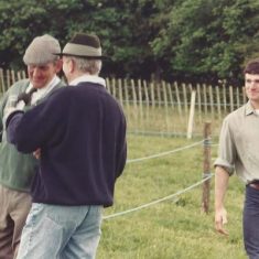Michael Atkinson with Mark Rogerson, George Atkinson and baby Michael Atkinson with Mark Rogerson, George Atkinson and baby