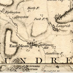 Detail of Thomas Milne map 1791