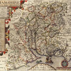 John Nordern map of Hampshire  1605