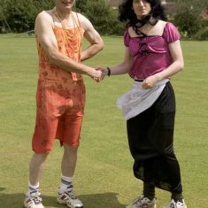 Skippers Charity match 2006, skippers Richard Dampney and Alastair Wheeler