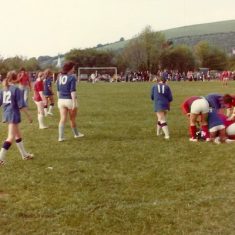 Women's soccer match 1973 Women's soccer match 1973